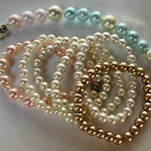 Bundle of pearl bracelet 7 pieces